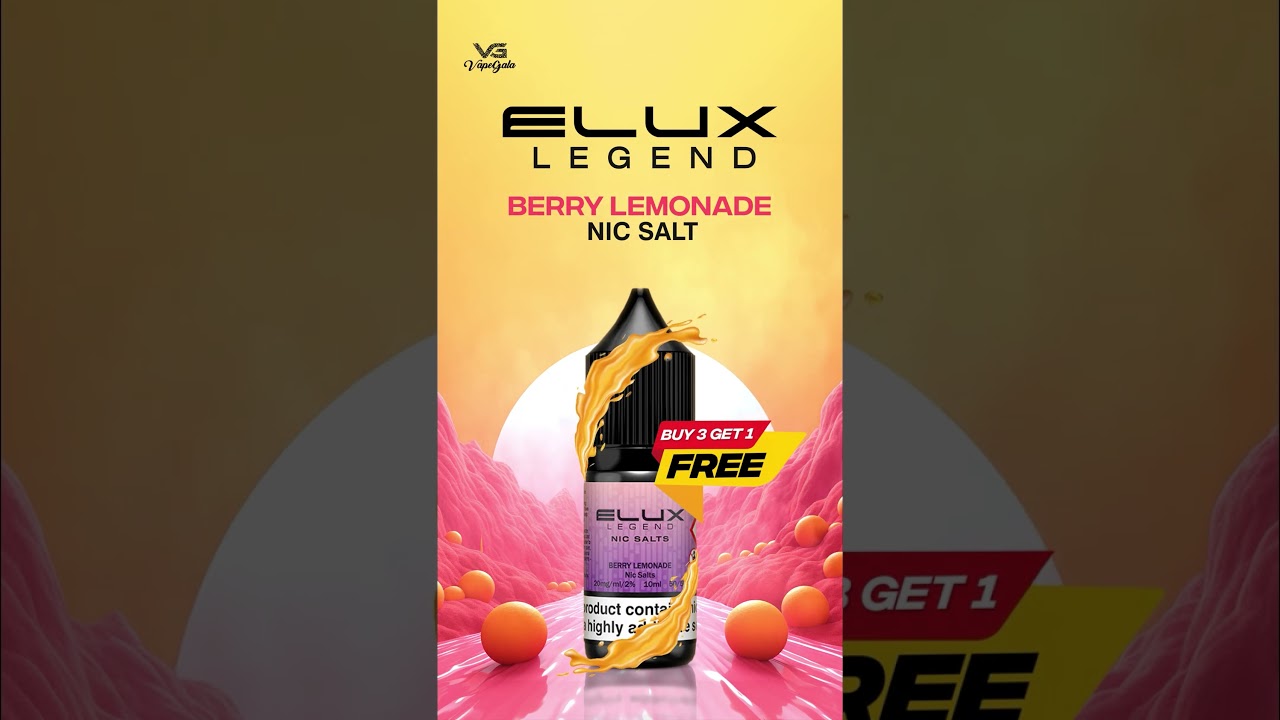 ELUX LEGEND BERRY LEMONADE 10ML NIC SALT E LIQUID