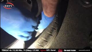 Otomobi̇li̇n Yedek Lasti̇ği̇nden Uyuşturucu Çikti