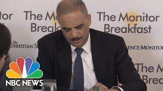 Former Attorney General Eric Holder: 2018 Elections Crucial For Future Redistricting | NBC News