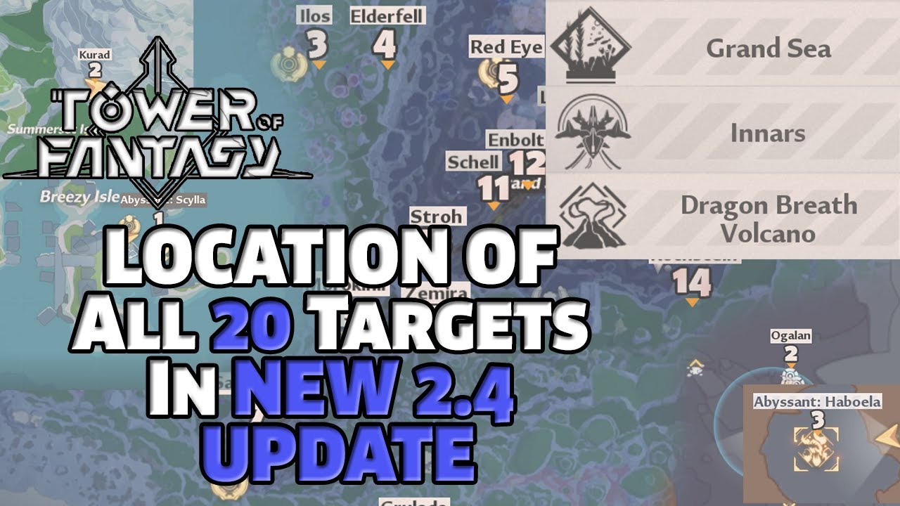 Tower of Fantasy 2.4 | All Exploration Targets in the new 2.4 update
