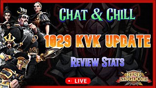 Chat \u0026 Chill | KvK Update \u0026 Review Stats | Rise of Kingdoms