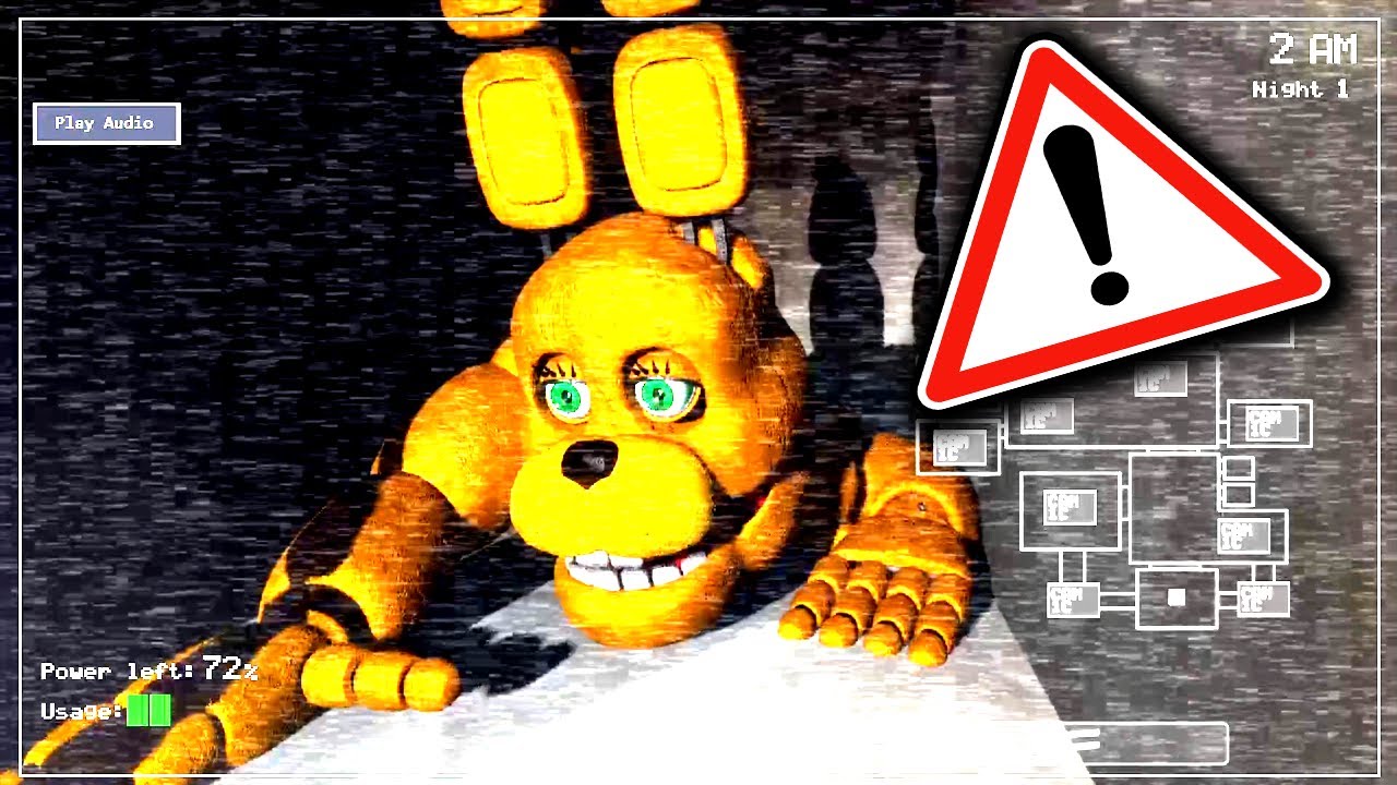 Fredbear after the bite of 1983/1987 came to visit me (FNaF 4 Mods) 