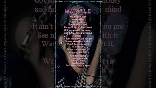 BLACKPINK - Whistle JENNIE english rap lyrics #shorts