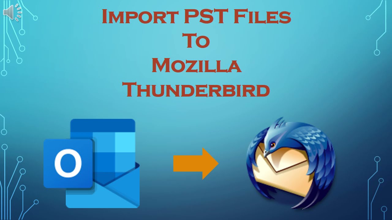 Ways To Import PST Files To Mozilla Thunderbird YouTube Ways To Import PST Files To Mozilla Thunderbird YouTube