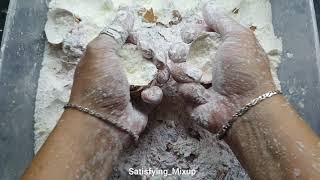 ASMR Squeak Warning  Egg Shells with Corn Flour