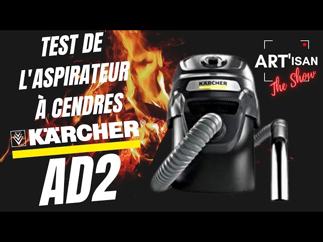 Test de l'aspirateur à cendres Karcher AD2 HD 1080p 