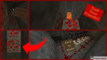 Minecraft: How to Build a Redstone Ore Trap! (Troll your Friends!)