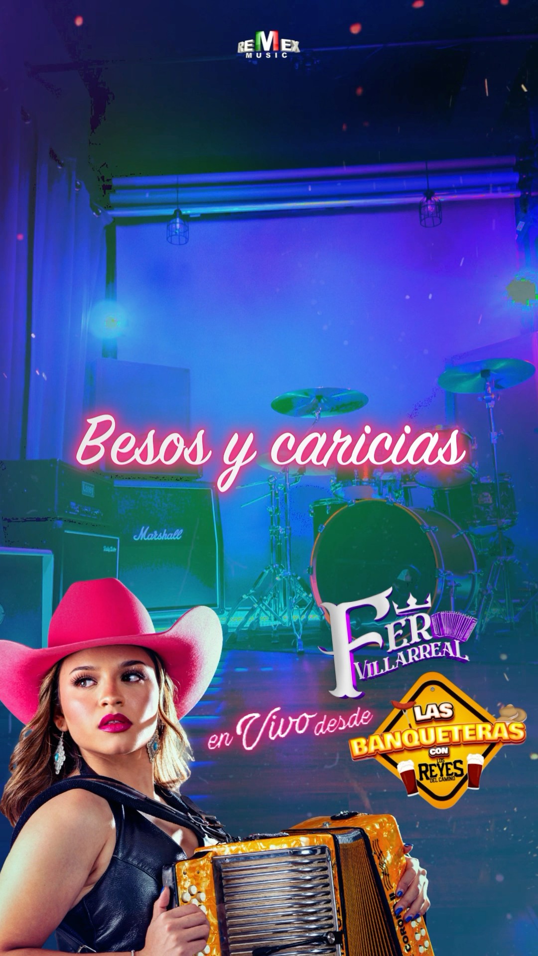 Yo te siento aquí cerquita... ?#BesosYCaricias de Fer Villarreal lo puedes escuchar en Spotify ?