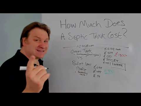 Video: Hvor meget koster det at opgradere en septiktank?