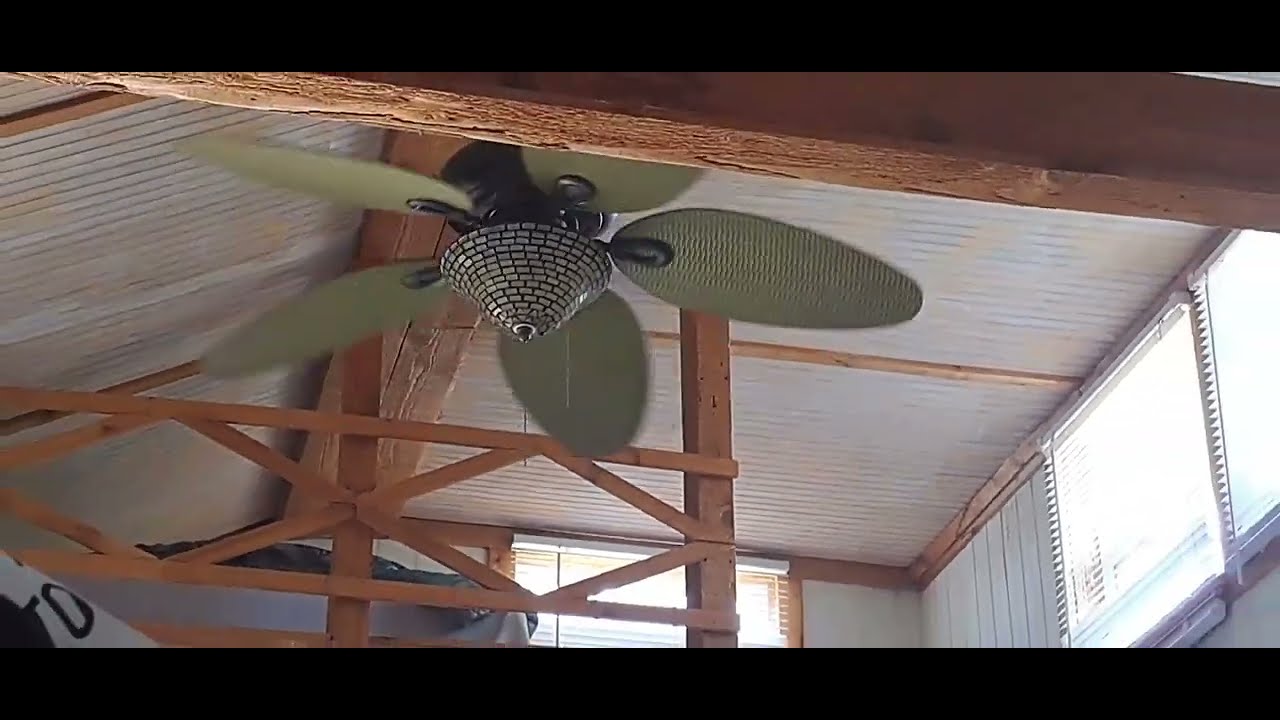 Harbor breeze Tilghman ceiling fan (FULL DEMO) - YouTube