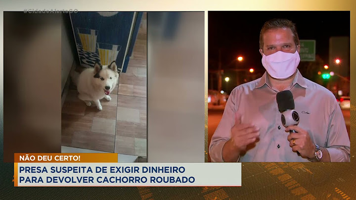 NÃO DEU CERTO! PRESA SUSPEITA DE EXIGIR DINHEIRO PARA DEVOLVER CACHORRO ROUBADO