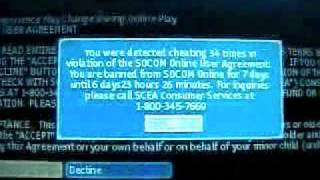 How to unban yourself from SOCOM FTB2