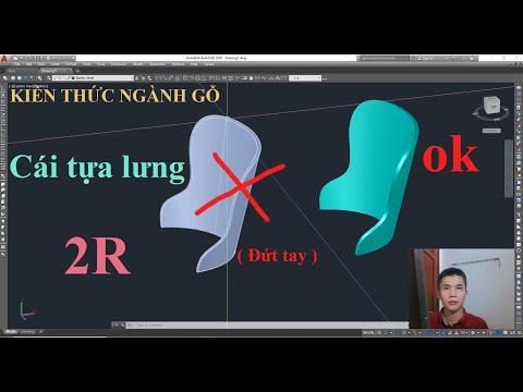 Video Hướng dẫn vẽ CAD 3D Lưng ghế cong 2R - Nhiều người cần... - youtube