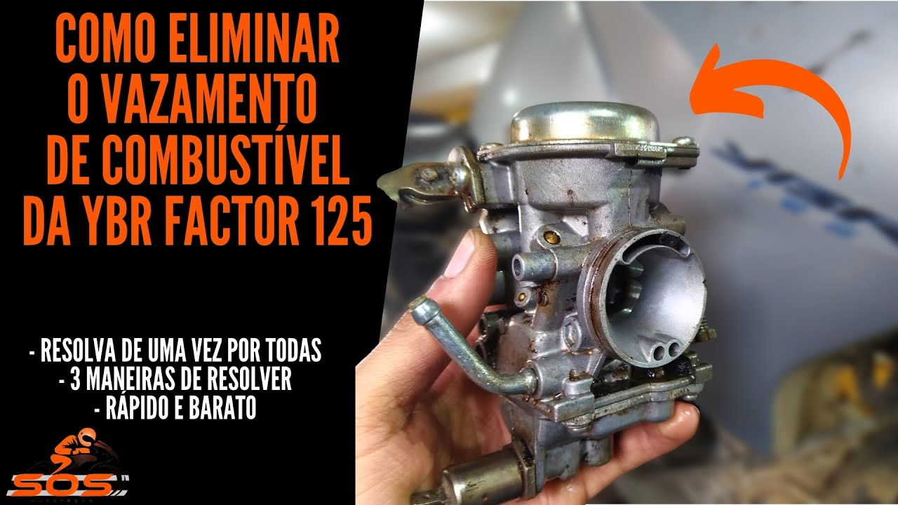 Carburador de YBR Factor 125 com Vazamento de Gasolina - Aprenda Como Resolver!