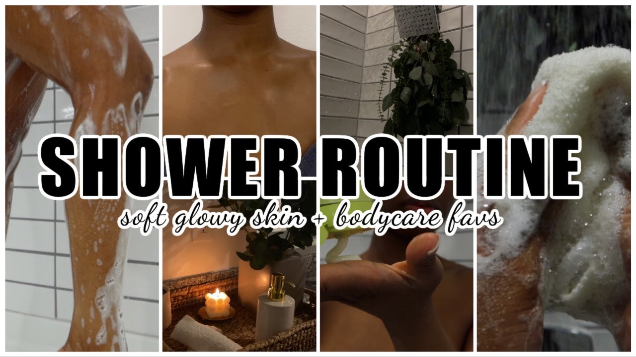 SHOWER ROUTINE: SOFT GLOWY SKIN + MY BODYCARE FAVS | USING CANDLE WAX ...