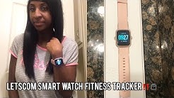 Letscom Smart Watch Fitness Tracker in Rose Gold Review❤️