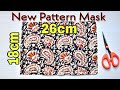 Very Easy New Trending Pattern Mask - Face Mask Sewing Tutorial - Anyone Can Make This Mask Easily