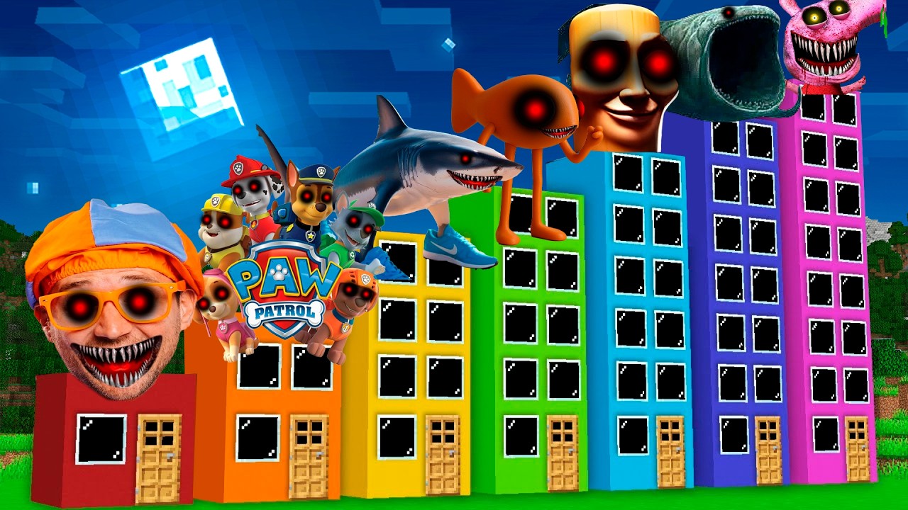 Ne CHOISISSEZ pas le mauvais HOTELS de l'HORREUR sur Minecraft ! tung tung sahur , poisson steve ...