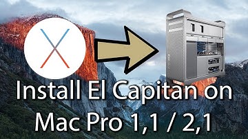 Tutorial: Install El Capitan on Mac Pro 1,1 2,1 [Easy]