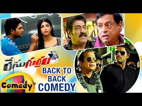 Back to Back Comedy Scenes | Race Gurram Telugu Movie | Allu Arjun | Shruti Haasan | Brahmanandam