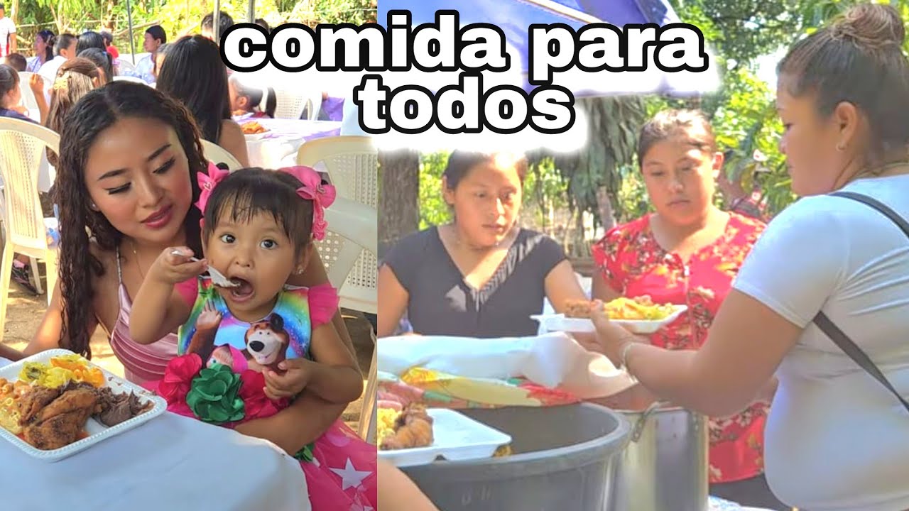 YURI prepara 200 platos de comida para los Invitados; en el Cumpleaño de la NIÑA  🥰