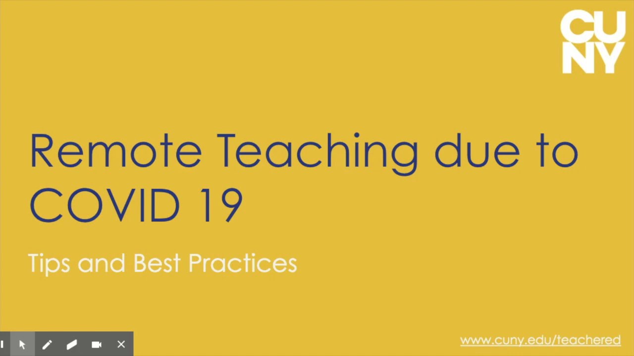 Remote Student Teaching Due to COVID 19 - YouTube