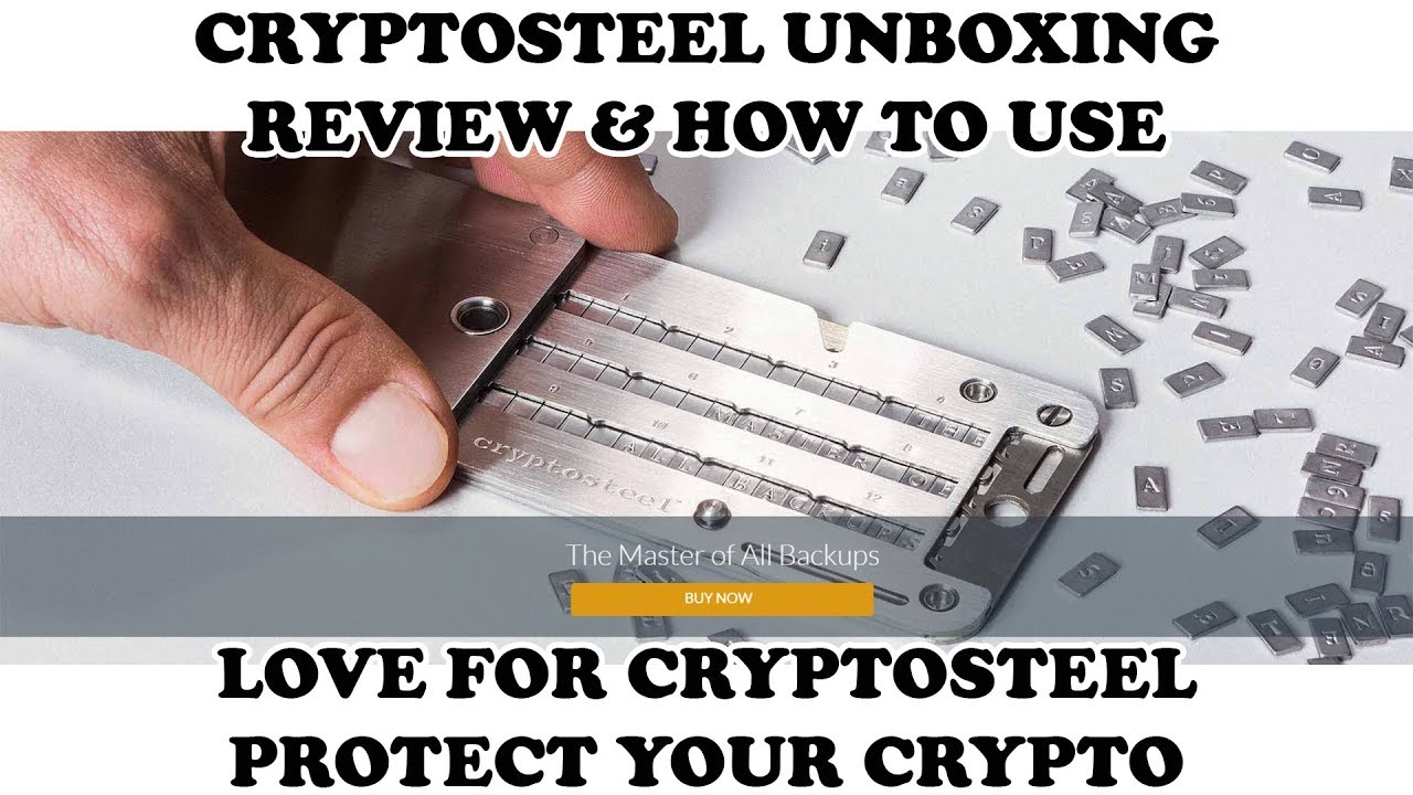 Cryptosteel unboxing Review and How to Use