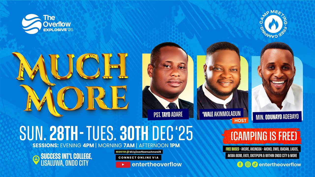 Overflow Explosive 2025 - Day 2 Evening Session | Pastor Tayo Adare ...