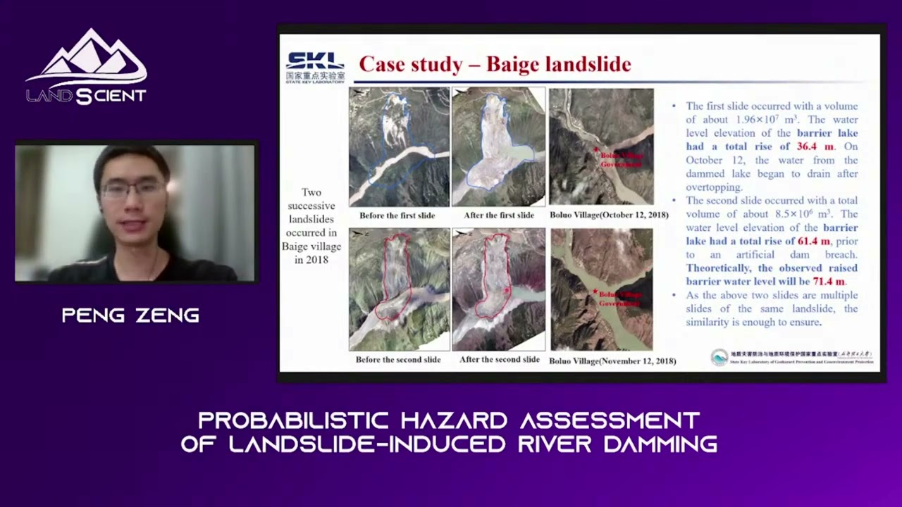 Peng Zeng - Probabilistic hazard assessment of landslide-induced river damming