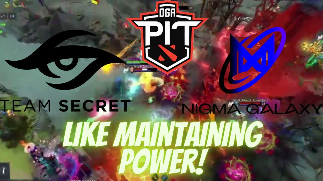 TEAM SECRET VS NIGMA GALAXY | UPPER BRACKET |  OGA Dota PIT Season 5: Europe/CIS