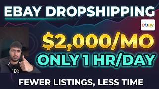 eBay Dropshipping Product Research: Make $2k/Month Profit With Fewer Listings (Only 1 Hour a Day)