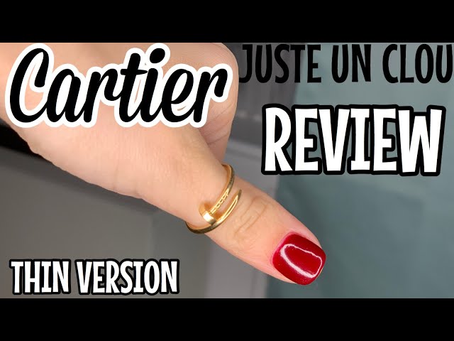 Cartier Juste Un Clou Review THIN VERSION | Wear and Tear - YouTube