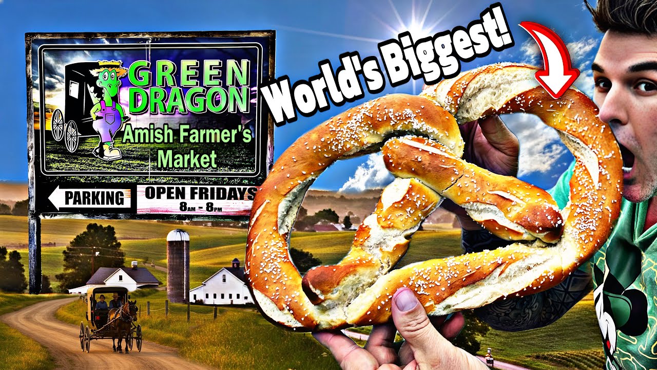 Food Crawl The LARGEST Amish Farmers Market Lancaster PA