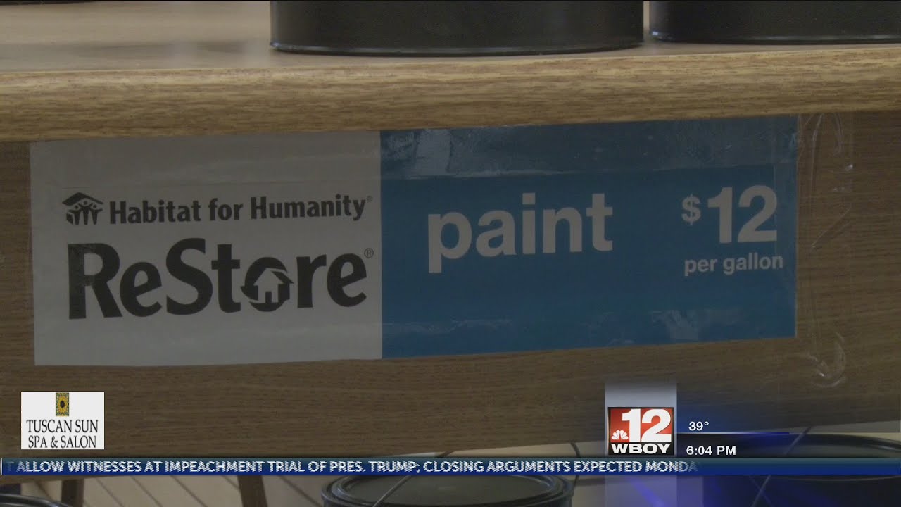 Habitat for Humanity ReStore holds paint drive YouTube
