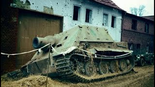 ШТУРМТИГР ( Sturmtiger ) БОЕВОЕ ПРИМЕНЕНИЕ / ОДНИМ ВЫСТРЕЛОМ 3 ТАНКА...