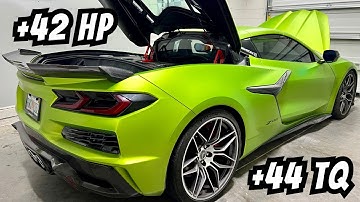 Installing an Eventuri Cold Air Intake on a C8 Z06 Corvette