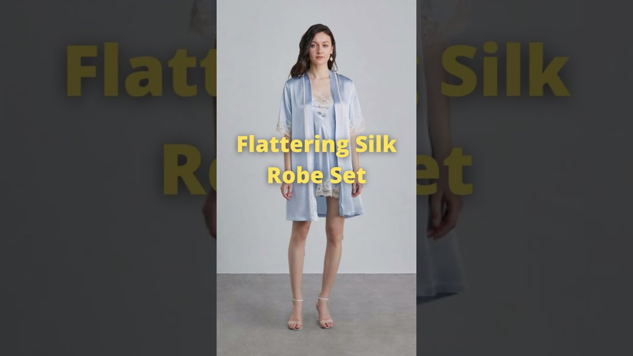 Flattering Silk Robe Set | 