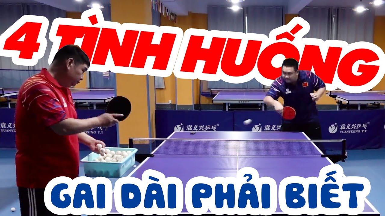 Hướng Dẫn Chi Tiết 4 Tình Huống Gai Dài Hay Gặp Trong Thi Đấu. Chơi Gai Phải Biết!