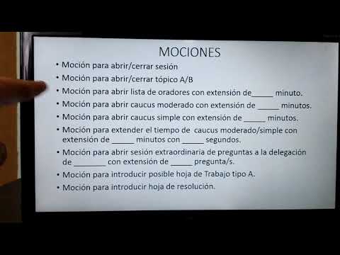 Video: ¿Cuáles son las 5 mociones privilegiadas?