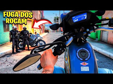 GTA 5: VIDA REAL | PASSEI NO GRAU EM FRENTE OS ROCAM NA FAVELA 👮🏼‍♂️