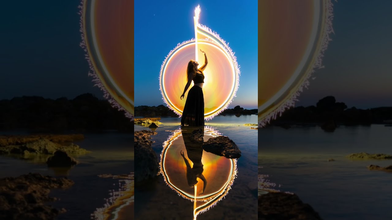 Light-Painting Experience with Lucie