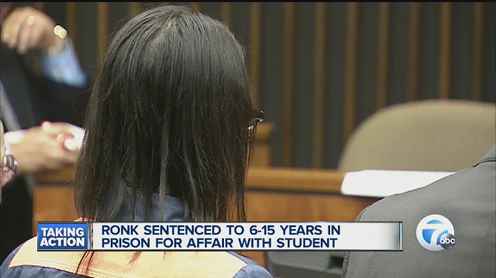 Ronk sentenced to prison for affair with student