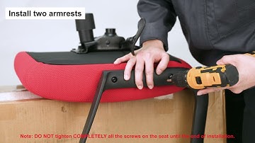 MELOKEA F008 Executive Manager Desk Chair Instruction Video