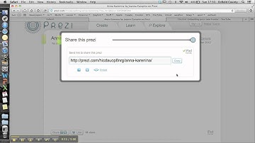Embedding a prezi in Fronter