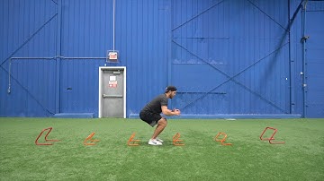 Forward Jump and Stick (Hurdles)