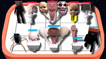 Toilet Fusion: Battle Master | Skibidi Toilet Monster | Merge Skibidi Toilet Gameplay Part 1