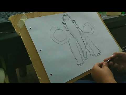 Drawing Manny (Ice Age)