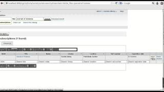 Koha Serials Module 3.14