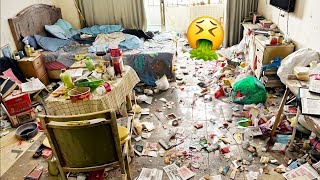 😱WHEN I ENTER THE DOOR OF THE HOUSE, YOU SEE A MESS! 🤮VARIOUS TYPES OF BACTERIA COME TOGETHER！#clean