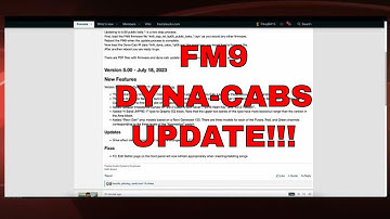 FM9- Firmware 5.00 Beta 1 Is Now Available!